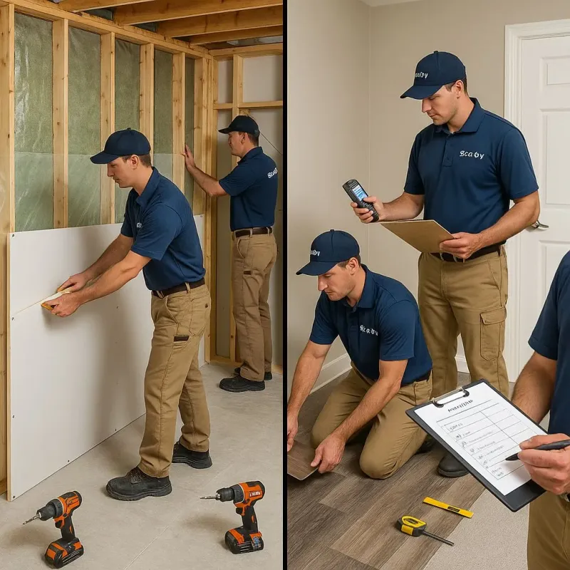 Repairs and Reconstruction process in Spring Hill, KS